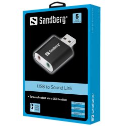 Sandberg USB to Sound Link USB Ekstern
