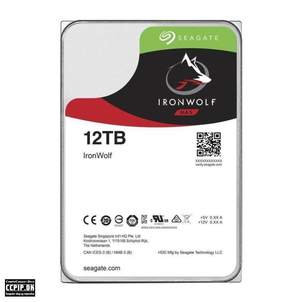 Seagate IronWolf Harddisk ST12000VN0008 12TB 3.5 SATA-600 7200rpm