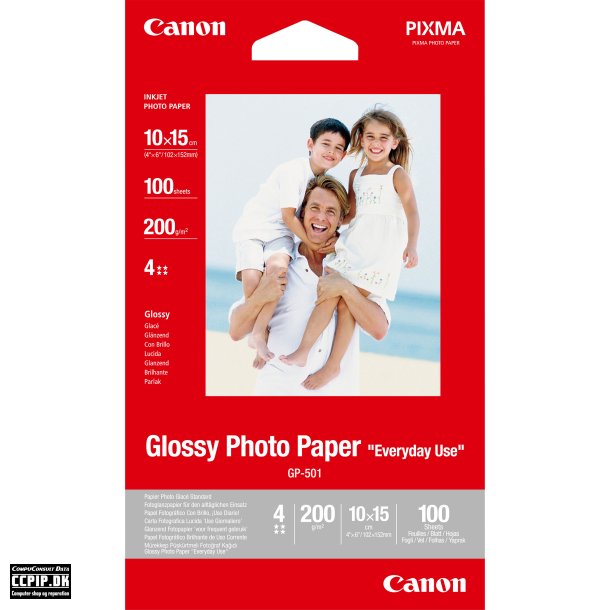 Canon GP 501 Fotopapir 100 x 150 mm 100ark