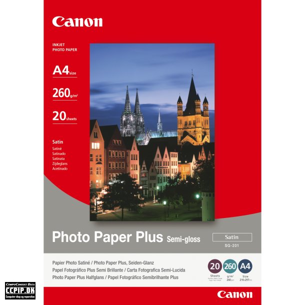 Canon   SG-201 Fotopapir A4 (210 x 297 mm) 20ark