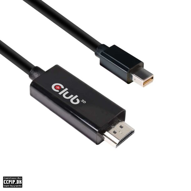 Club 3D Videokabel DisplayPort / HDMI 2m Sort