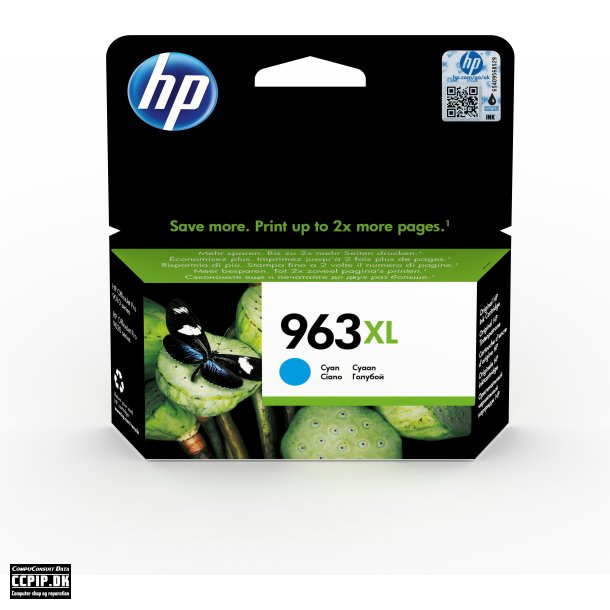 HP 963XL Cyan 1600 sider