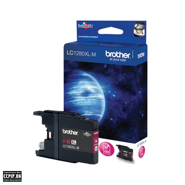 Brother LC 1280XLM Magenta 1200 sider