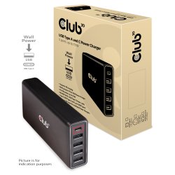 Club 3D 111Watt Strmforsyningsadapter