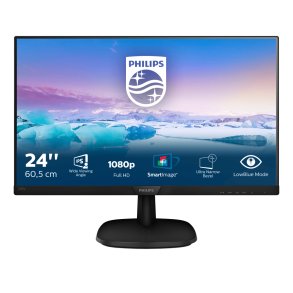 Philips V-line 243V7QDSB 24 1920 x 1080 DVI VGA (HD-15) HDMI 60Hz