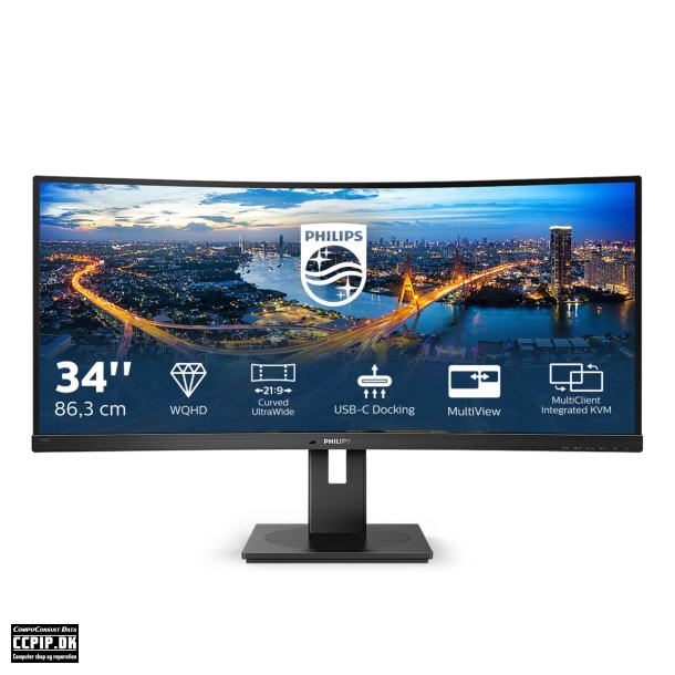 Philips B Line 346B1C 34 3440 x 1440 HDMI DisplayPort USB-C 100Hz