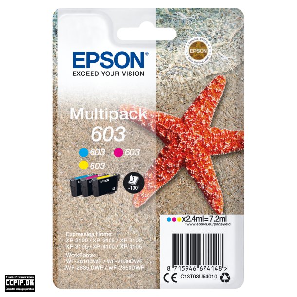 Epson 603 Multipack Gul Cyan Magenta