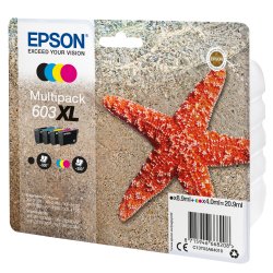 Epson 603XL Multipack Sort Gul Cyan Magenta