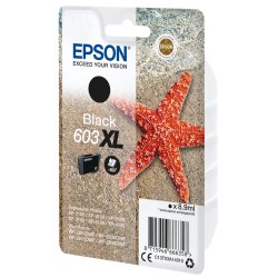 Epson 603XL Sort 500 sider