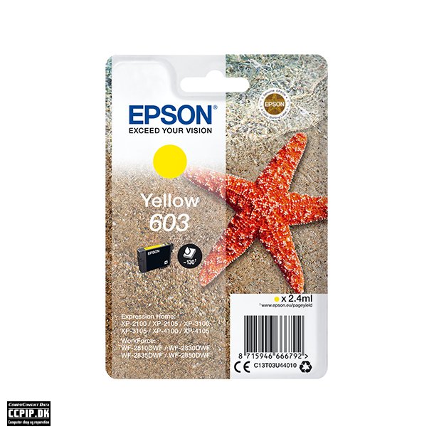 Epson 603 Gul 130 sider