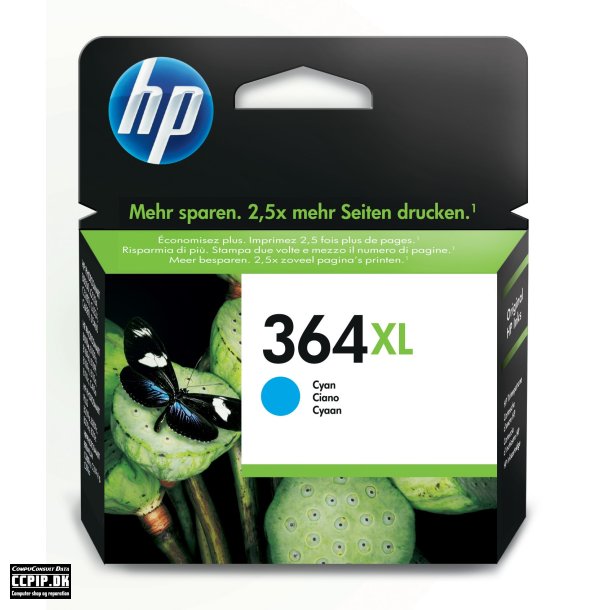 HP 364XL Cyan 750 sider