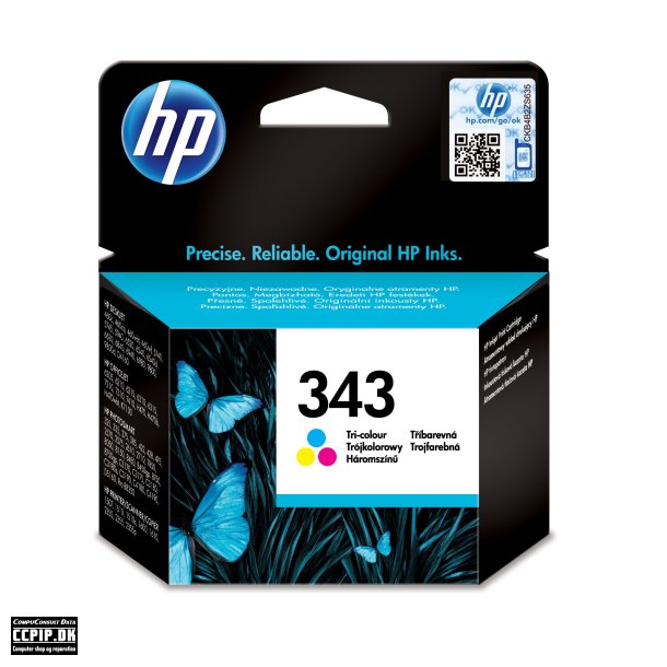 HP 343 Farve (cyan, magenta, gul) 260 sider