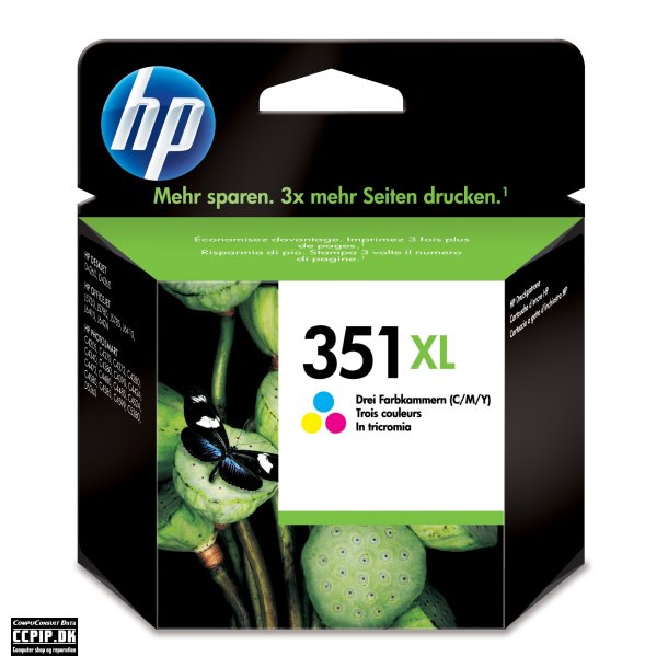 HP 351XL Farve (cyan, magenta, gul)