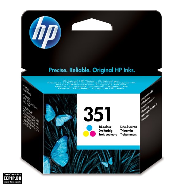 HP 351 Farve (cyan, magenta, gul)