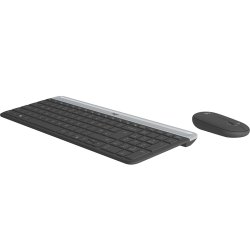 Logitech Slim Wireless Combo MK470 Tastatur og mus-st Trdls