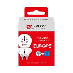 SKROSS Country Adapter World to Europe