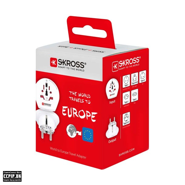 SKROSS Country Adapter World to Europe