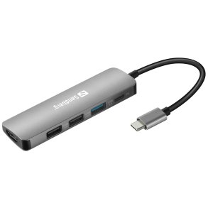 Sandberg USB-C Dock HDMI 3xUSB PD 100W Dockingstation