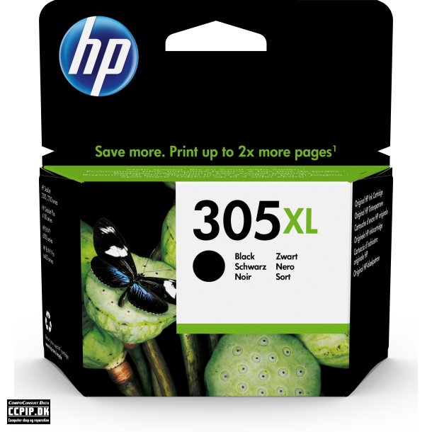 HP 305XL Pigmenteret sort 240 sider