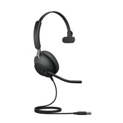 Jabra Evolve2 40 MS Mono Kabling Headset Sort