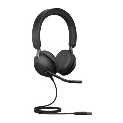 Jabra Evolve2 40 MS Stereo Kabling Headset Sort