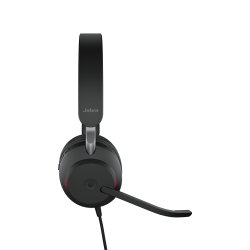 Jabra Evolve2 40 MS Stereo Kabling Headset Sort