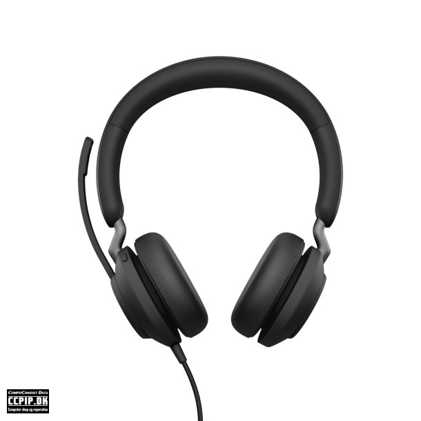 Jabra Evolve2 40 MS Stereo Kabling Headset Sort