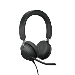 Jabra Evolve2 40 MS Stereo Kabling Headset Sort