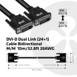 Club 3D DVI-kabel 10m