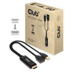 Club 3D Videoadapter DisplayPort / HDMI 25cm
