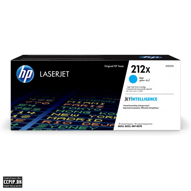 HP 212X Cyan 10000 sider