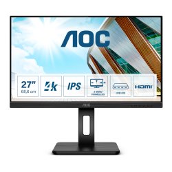 AOC U27P2 27 3840 x 2160 HDMI DisplayPort 60Hz Pivot Skrm