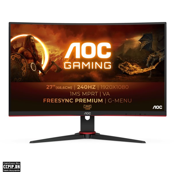 AOC Gaming C27G2ZE/BK 27 1920 x 1080 HDMI DisplayPort 240Hz