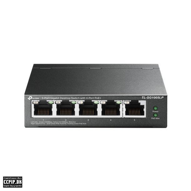 TP-Link TL-SG1005LP Switch 5-porte Gigabit  PoE+