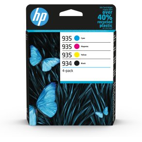 HP 934XL/935 Sort Gul Cyan Magenta
