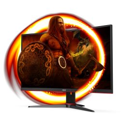 AOC Gaming C24G2AE/BK 24 1920 x 1080 VGA (HD-15) HDMI DisplayPort 165Hz Pivot Skrm