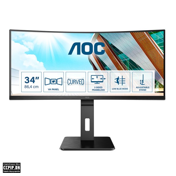 AOC CU34P2A 34 3440 x 1440 HDMI DisplayPort 100Hz