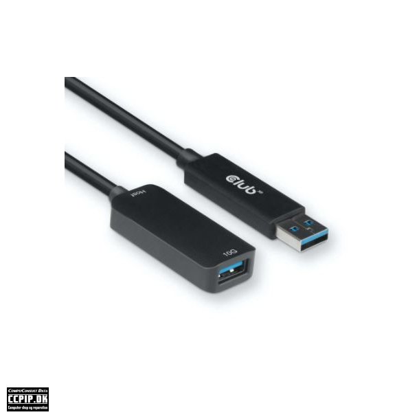 Club 3D USB 3.2 Gen 2 USB forlngerkabel 5m Sort