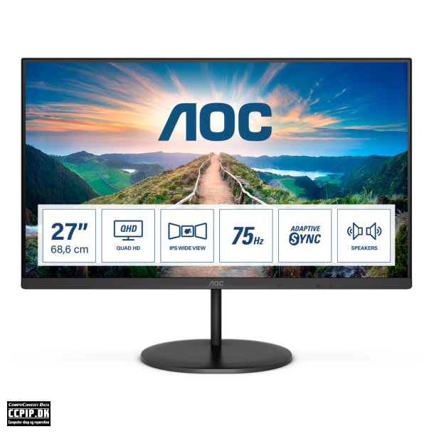 AOC Q27V4EA 27 2560 x 1440 HDMI DisplayPort 75Hz