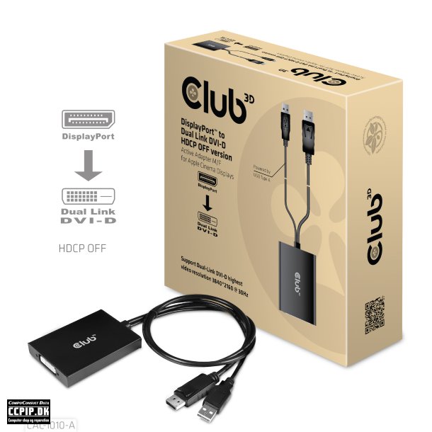 Club 3D DisplayPort / DVI adapter 60cm