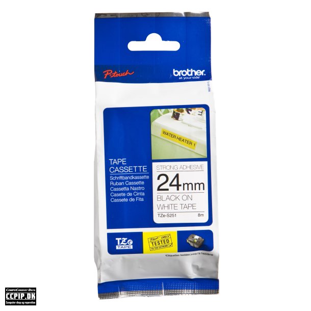 Brother TZe S251 Lamineret bnd  (2,4 cm x 8 m) 1rulle(r)