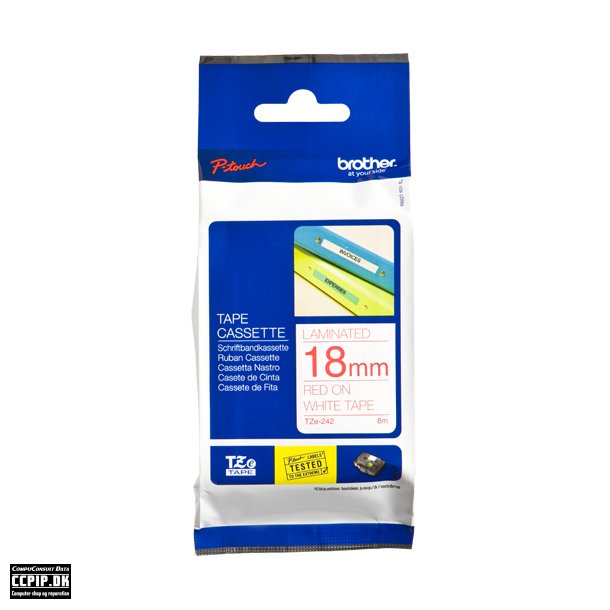 Brother TZe 242 Lamineret bnd  (1,8 cm x 8 m) 1rulle(r)