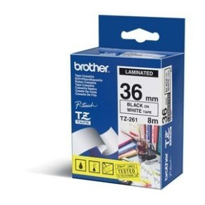 Brother TZe 261 Lamineret bnd  (3,6 cm x 8 m) 1rulle(r)
