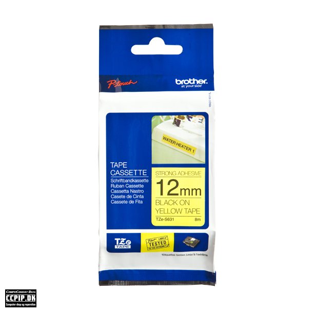 Brother TZe S631 Lamineret bnd  (1,2 cm x 8 m) 1rulle(r)
