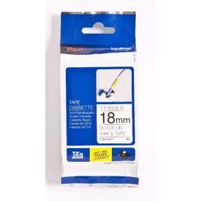Brother TZe FX241 Fleksibelt ID-tape  (1,8 cm x 8 m) 1rulle(r)