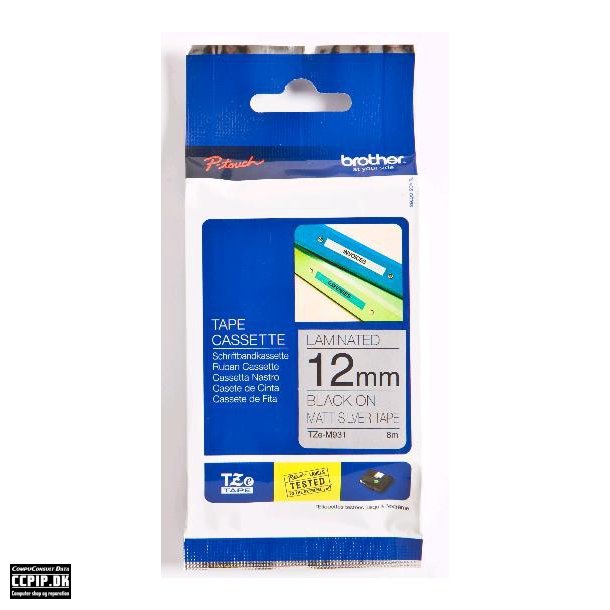Brother TZe M931 Lamineret bnd  (1,2 cm x 8 m) 1rulle(r)