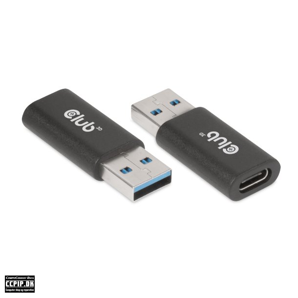 Club 3D USB 3.2 Gen 1 USB-C adapter Sort