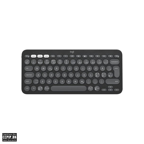Logitech Pebble Keys 2 K380s Tastatur Trdls Nordisk (dansk/finsk/norsk/svensk)