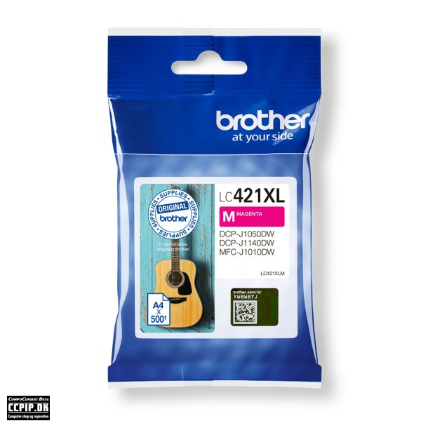 Brother LC 421XLM Magenta 500 sider