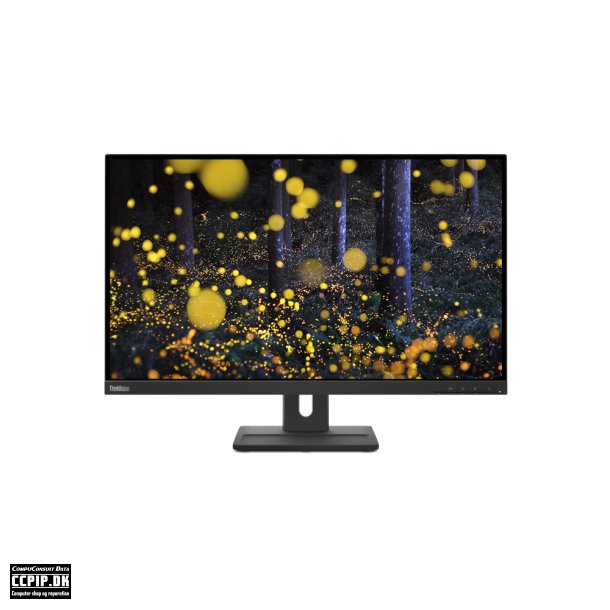 Lenovo ThinkVision E27q-20 27 2560 x 1440 HDMI DisplayPort 75Hz Pivot Skrm